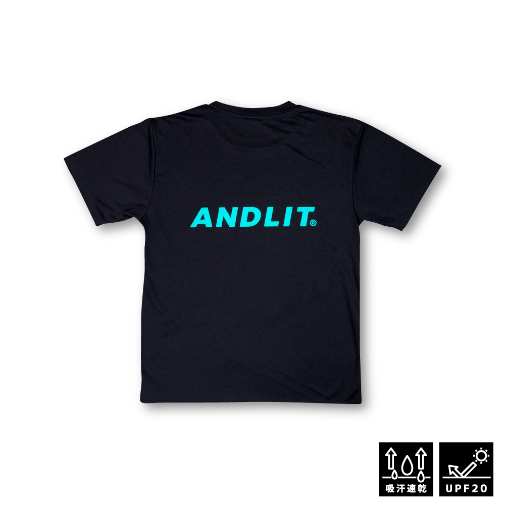 AL SHOOTING STAR Tshirt / ALPT-1030-BLACK.EMERALD