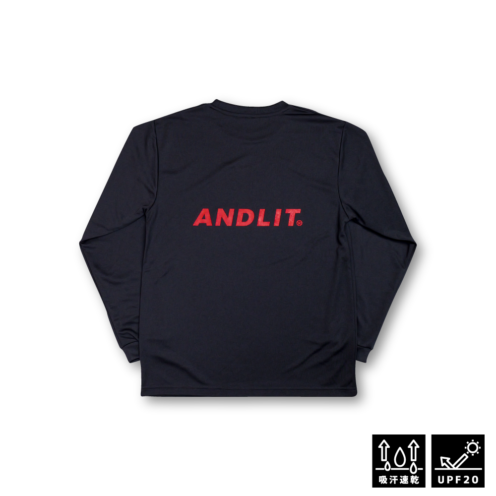AL SHOOTING STAR L/Sshirt/ALLT-1006-BLK.RED