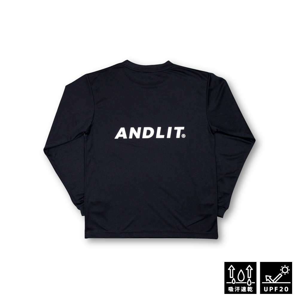 AL SHOOTING STAR L/Sshirt/ALLT-1006-BLK.WHT