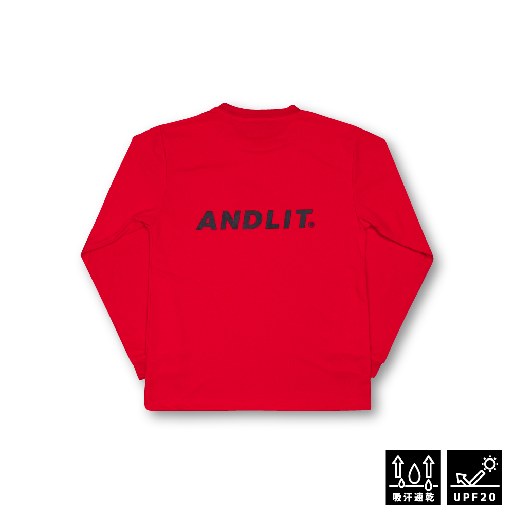 AL SHOOTING STAR L/Sshirt/ALLT-1006-RED.BLK