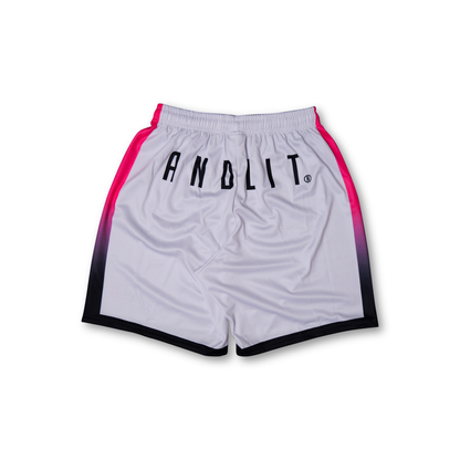 PRACTICE pants(ALDGP-1003-WHITE×HOTPINK)