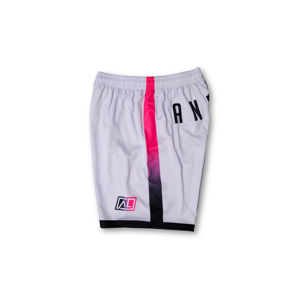 PRACTICE pants(ALDGP-1003-WHITE×HOTPINK)