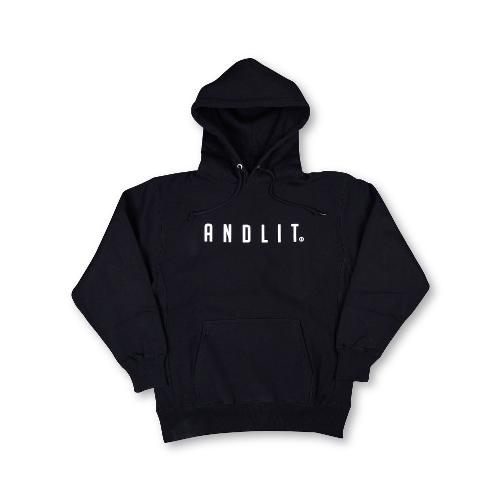 スウェットパーカー(ALFP-1003-BLKW)