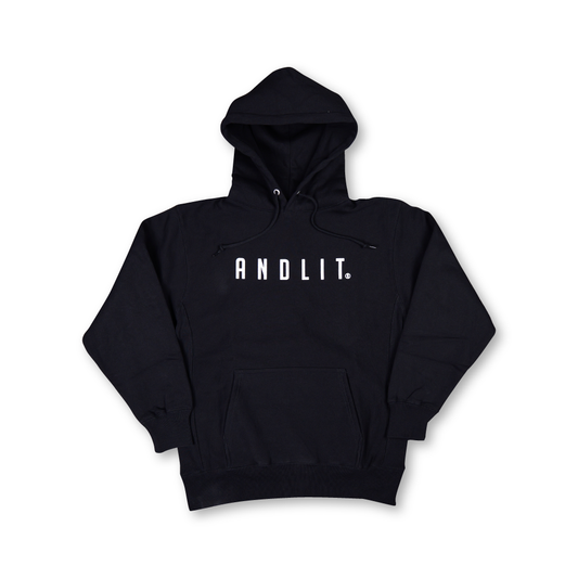 スウェットパーカー(ALFP-1003-BLKW)