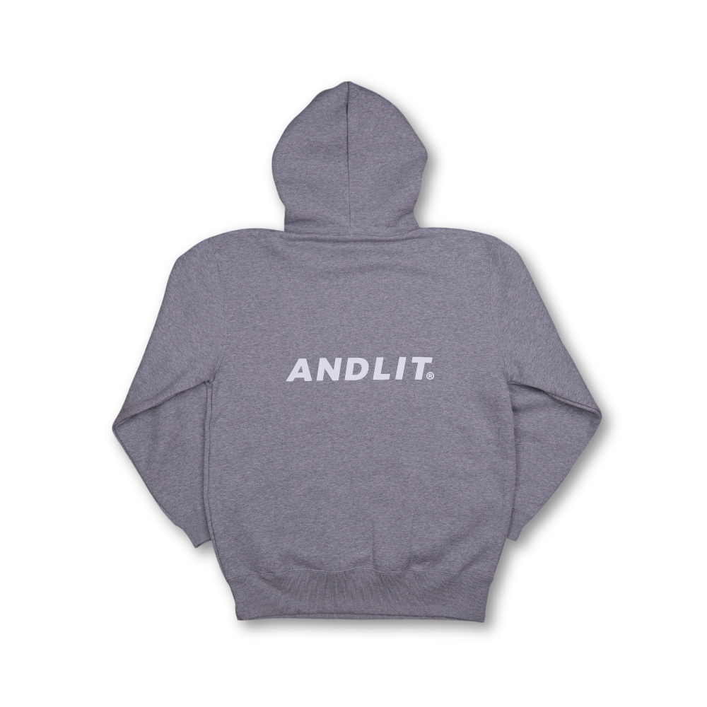スウェットパーカー(ALFP-1004-GRY.BLK)