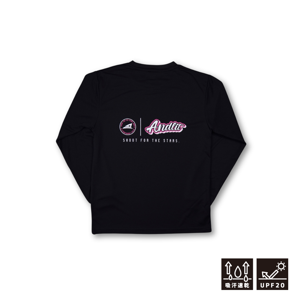 INFLATE LOGO L/Sshirt / ALLT-1007-BLK.HPK