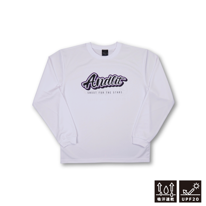 INFLATE LOGO L/Sshirt / ALLT-1007-WHT.PPL