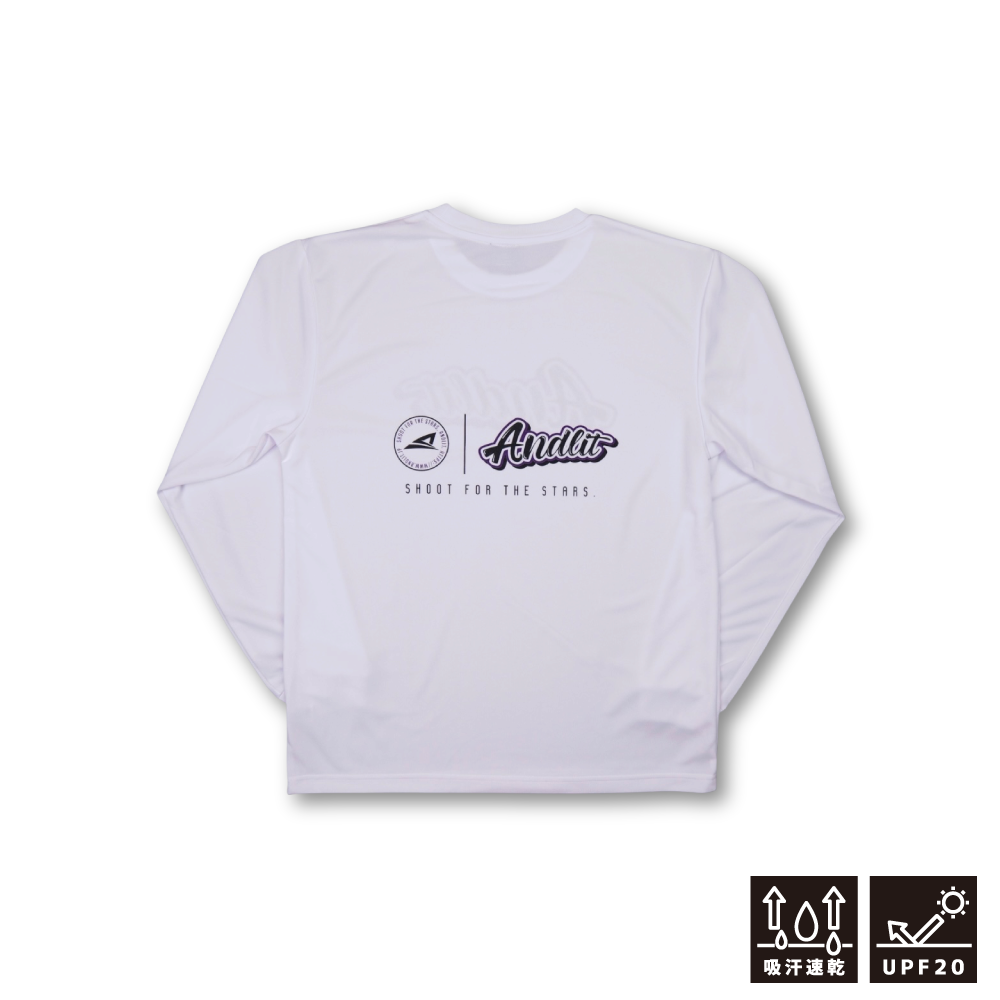 INFLATE LOGO L/Sshirt / ALLT-1007-WHT.PPL