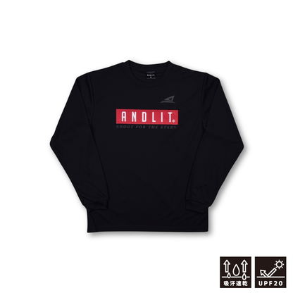 CLASSIC BOX LOGO L/Sshirt / ALLT-1008-BLK.RED