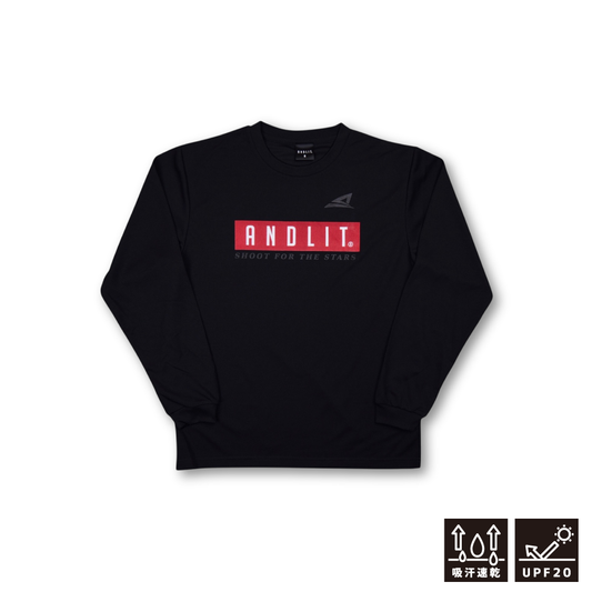 CLASSIC BOX LOGO L/Sshirt / ALLT-1008-BLK.RED