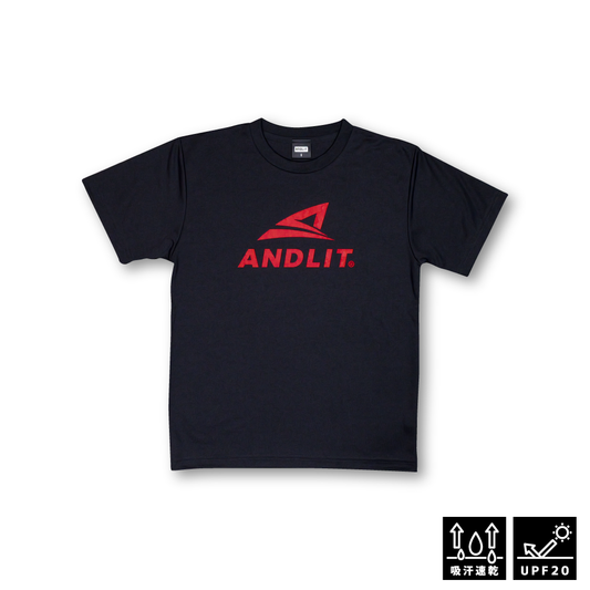 AL SHOOTING STAR Tshirt / ALPT-1030-BLACK.RED
