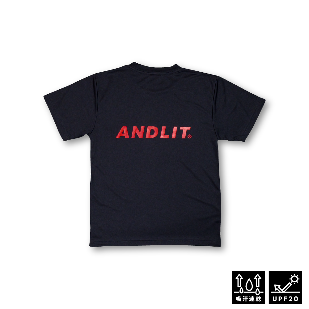 AL SHOOTING STAR Tshirt / ALPT-1030-BLACK.RED
