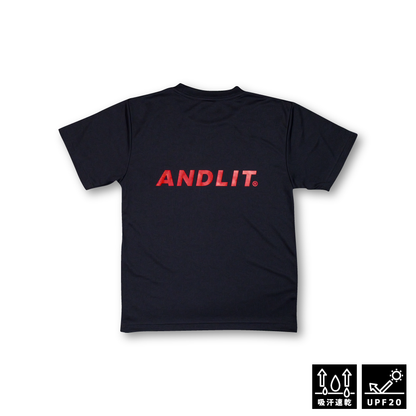 AL SHOOTING STAR Tshirt / ALPT-1030-BLACK.RED