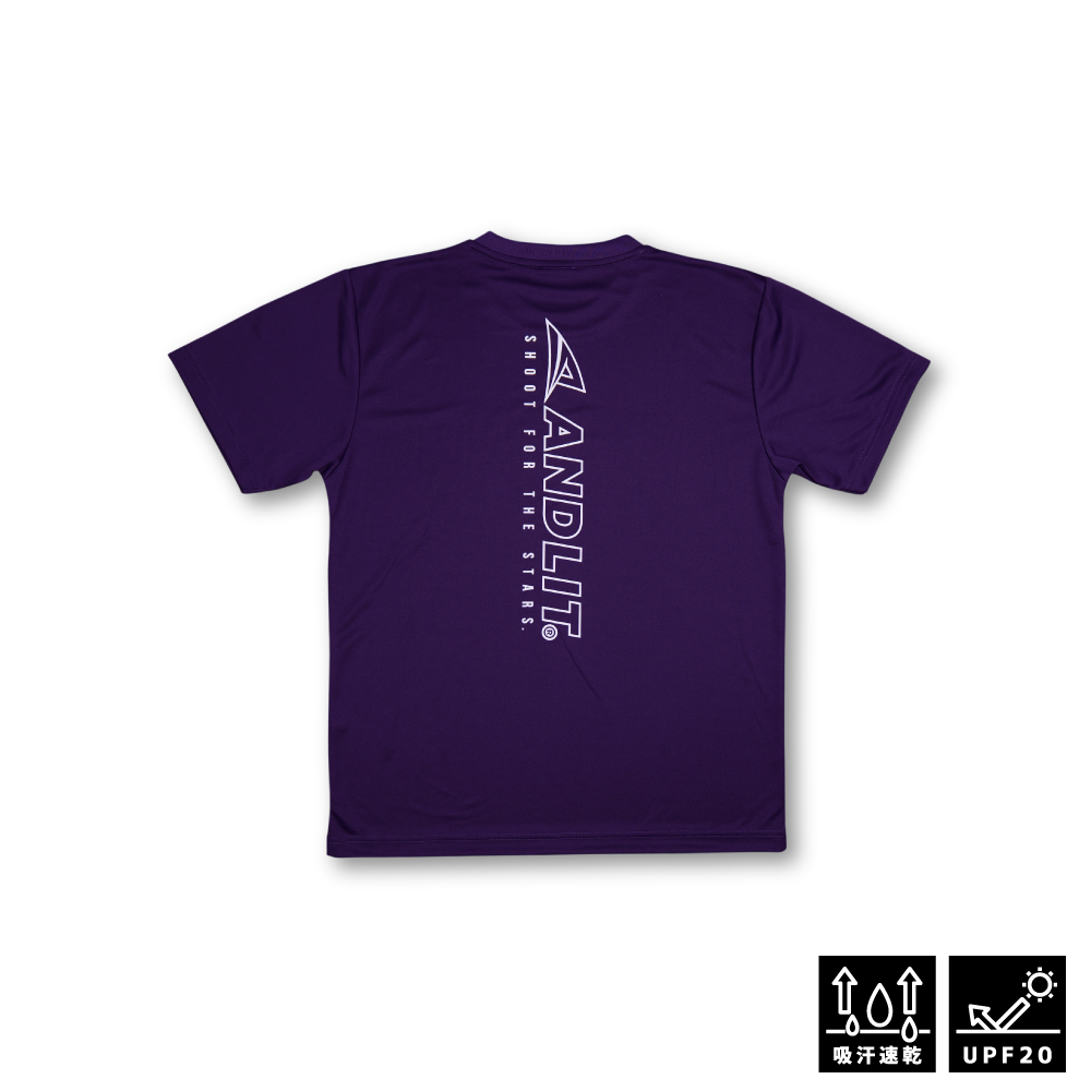 SHOOTING STARS OL Tshirt / ALPT-1031-PPL.BLK