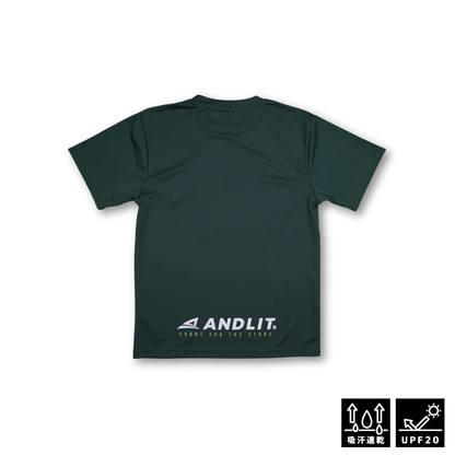 SHOOTING STARS BX Tshirt / ALPT-1033-GRN.BKGD