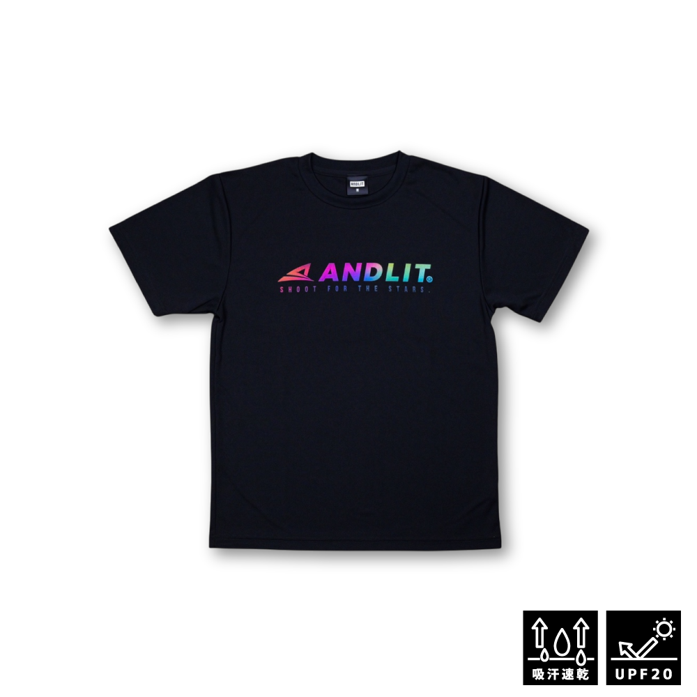 GRADATION LOGO Tshirt / ALPT-2001-BLK