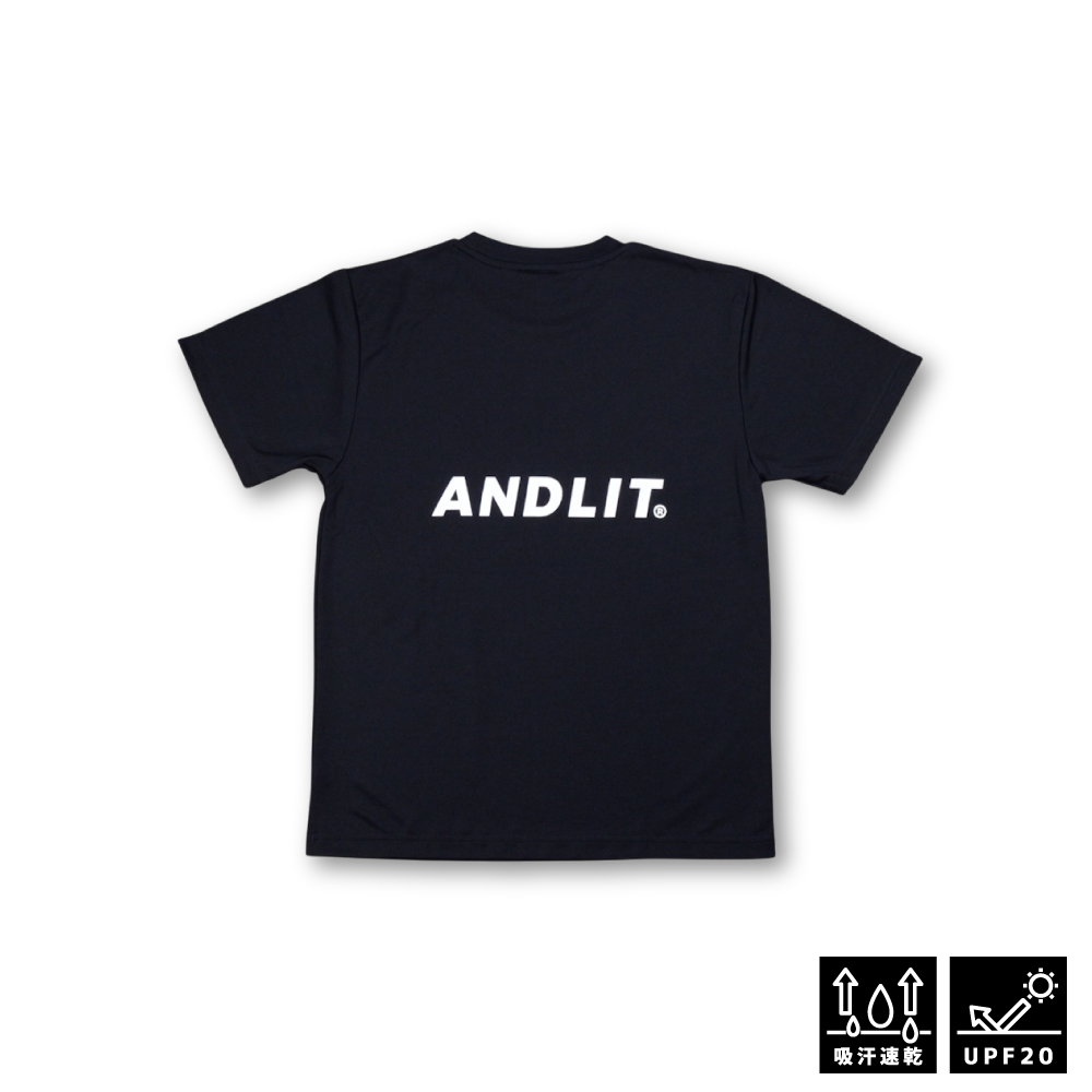 GRADATION LOGO Tshirt / ALPT-2001-BLK