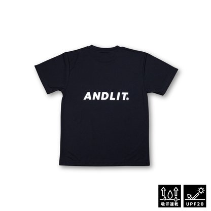 GRADATION LOGO Tshirt / ALPT-2001-BLK