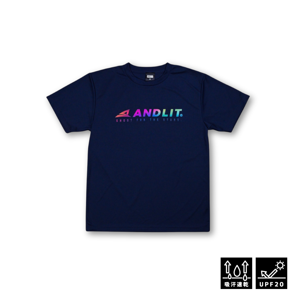 GRADATION LOGO Tshirt / ALPT-2001-NVY