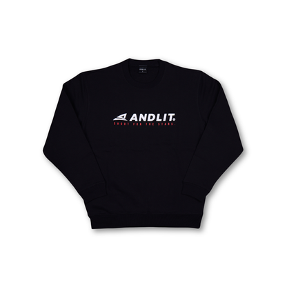 スウェットトレーナー(ALST-1004-BLK.RED)