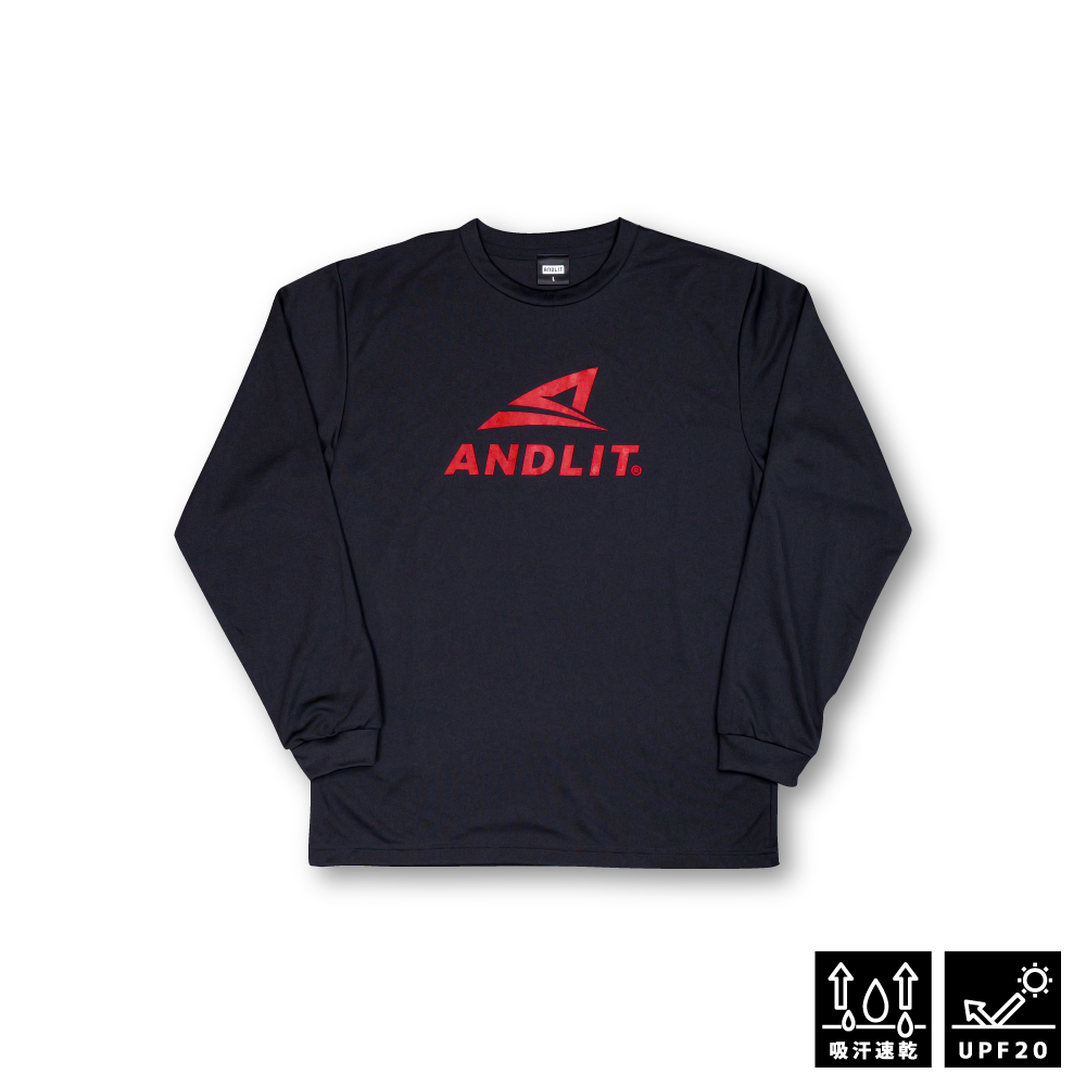 AL SHOOTING STAR L/Sshirt/ALLT-1006-BLK.RED