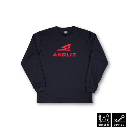 AL SHOOTING STAR L/Sshirt/ALLT-1006-BLK.RED