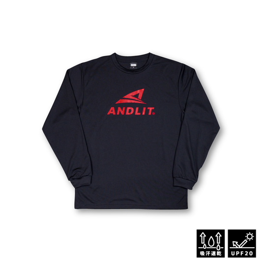 AL SHOOTING STAR L/Sshirt/ALLT-1006-BLK.RED