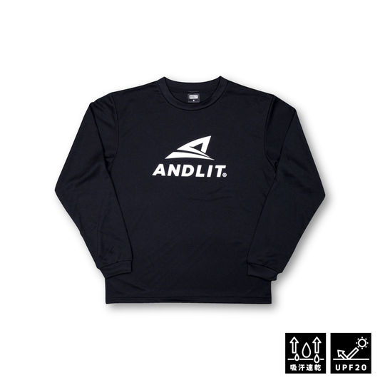 AL SHOOTING STAR L/Sshirt/ALLT-1006-BLK.WHT